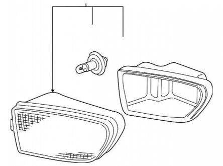 Протитуманна фара в зборі BMW 63178360576