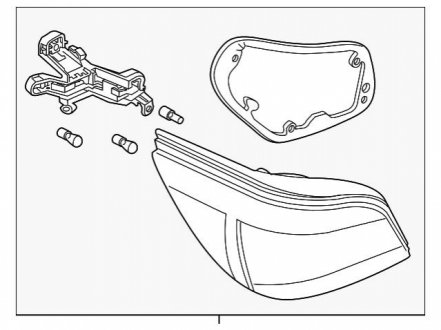 Задний фонарь в сборе BMW 63216923302