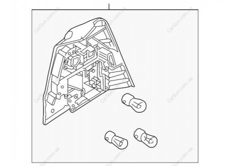 Облицовка бампера BMW 63217165974