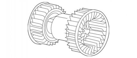 Вентилятор салона BMW 64116908475