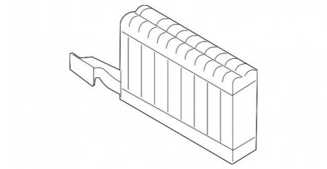 Сердечник випарника BMW 64119237501
