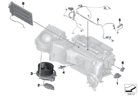 Оригинальная запчасть BMW 64119350396