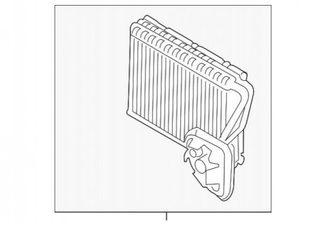 Сердечник випарника кондиціонера BMW 64119378108