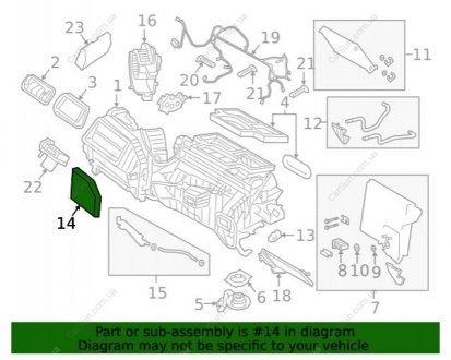 Фильтр салону BMW 64119382885