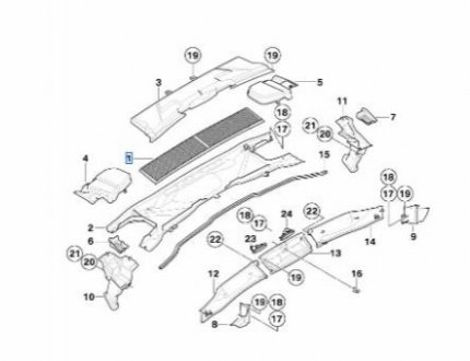 Фильтр салону BMW 64316803970