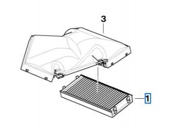 Фильтр салона BMW 64316804939