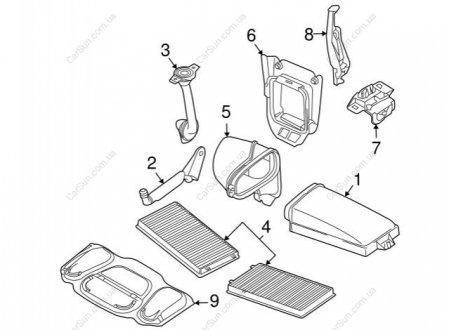 Кришка мікрофільтра BMW 64318379958