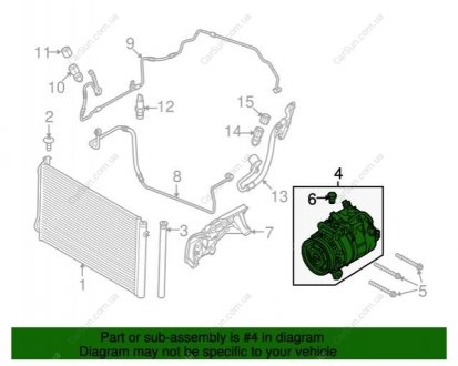 Компресор кондиціонера BMW 64509180547