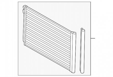 Радиатор кондиционера BMW 64509391491