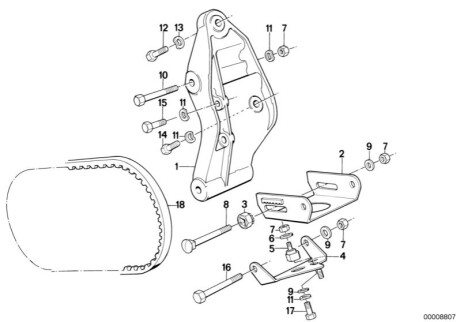 Клиновой ремень BMW 64521722373