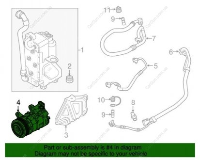 Компресор кондиціонера з е / магн.муфтой BMW 64526994082