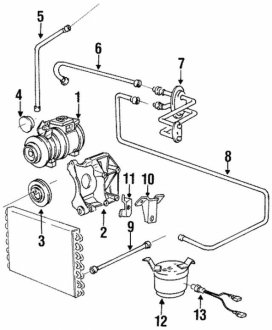 Компресор кондиціонера BMW 64528385909