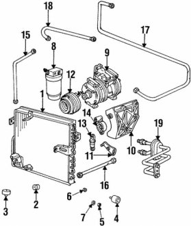 Компресор кондиціонера BMW 64528385910