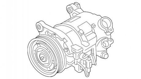 Компрессор кондиционера BMW 64529330825