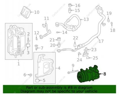 Компрессор кондиционера BMW 64529890655