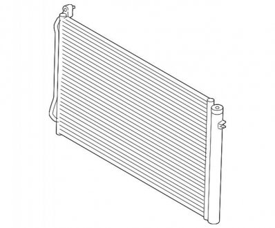 Конденсатор, кондиционер BMW 64539229022