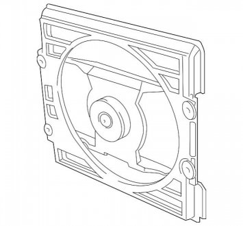 Вентилятор, охолодження двигуна BMW 64548380778