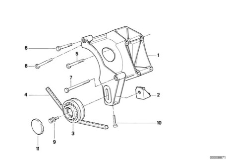 Ремень привода навесного оборудования BMW 64551734669