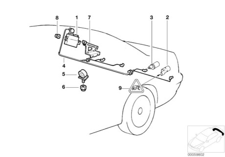 Ультразвуковий датчик Oxford Gr H66210 BMW 66217890023