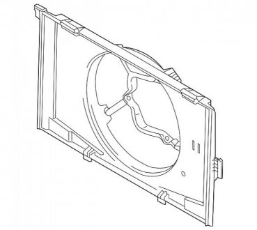 Кожух вентилятора BMW 67327646079