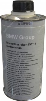 Тормозная жидкость BRAKE FLUID DOT 4 0.5 л BMW 83130443024 (фото 1)
