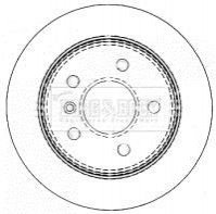 Гальмівний диск BorgWarner BBD4487 (фото 1)