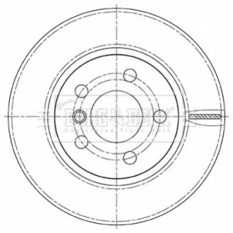 Гальмiвнi диски BorgWarner BBD5494