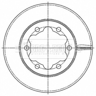 Гальмiвнi диски SA BorgWarner BBD6189S