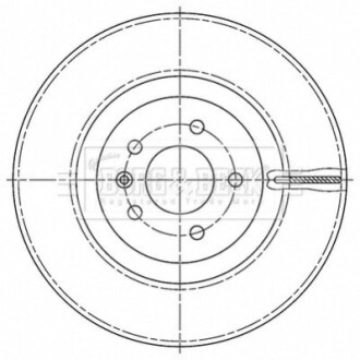 Гальмiвнi диски BF BorgWarner BBD6191S