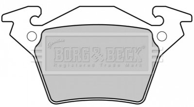 Колодки дискового тормоза BorgWarner BBP1670