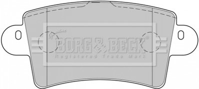 Колодки дискового тормоза BorgWarner BBP1773 (фото 1)