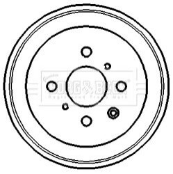 Тормозный барабан BorgWarner BBR7120