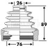 Пыльник BorgWarner BCB6112 (фото 1)