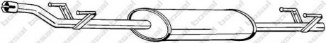 Глушник передня частина MERCEDES-BENZ SPRINTER 00-06 BOSAL 288-231 (фото 1)