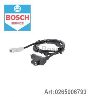 Датчик ABS задний CITROEN BERLINGO -08 BOSCH 0265006793