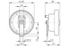 Горн високої інтенсивності зву BOSCH 0320226016 (фото 6)