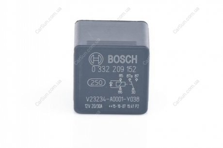 Малогабаритне pеле - (A0045453805 / A0008350159 / 873765) BOSCH 0332209152