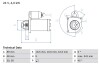 Стартер BOSCH 0986011280 (фото 1)