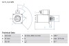 Стартер BOSCH 0 986 017 490 (фото 1)