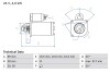 Стартер 24V 4Kw 11Z Man L2000/m2000/m90/lion's BOSCH 0 986 018 990 (фото 1)