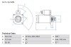 Стартер BOSCH 0986025370 (фото 1)