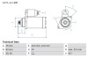 Стартер AUDI A3 1,4 TFSI REGENEROWANY BOSCH 0986027090 (фото 1)