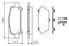 Колодки гальмівні дискові BOSCH 0986424650 (фото 5)