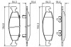 Тормозные колодки - (5018592AA / 05018592AA / 05011969AA) BOSCH 0 986 424 666 (фото 5)