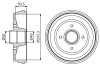 Тормозной барабан BOSCH 0986477205 (фото 1)