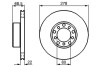 DB Диск тормозной передний W126 80-85 BOSCH 0986478061 (фото 1)