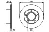 Гальмівний диск - (4B0615601) BOSCH 0986478461 (фото 1)