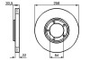 Тормозной диск BOSCH 0986478530 (фото 1)