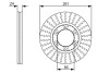 Тормозной диск BOSCH 0 986 479 053 (фото 1)