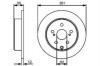 Тормозной диск - (424310R020 / 4243142060) BOSCH 0986479419 (фото 1)